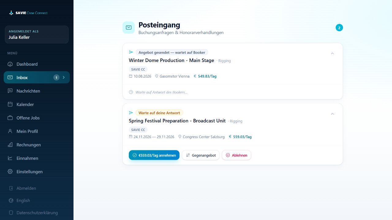 Freelancer-Inbox