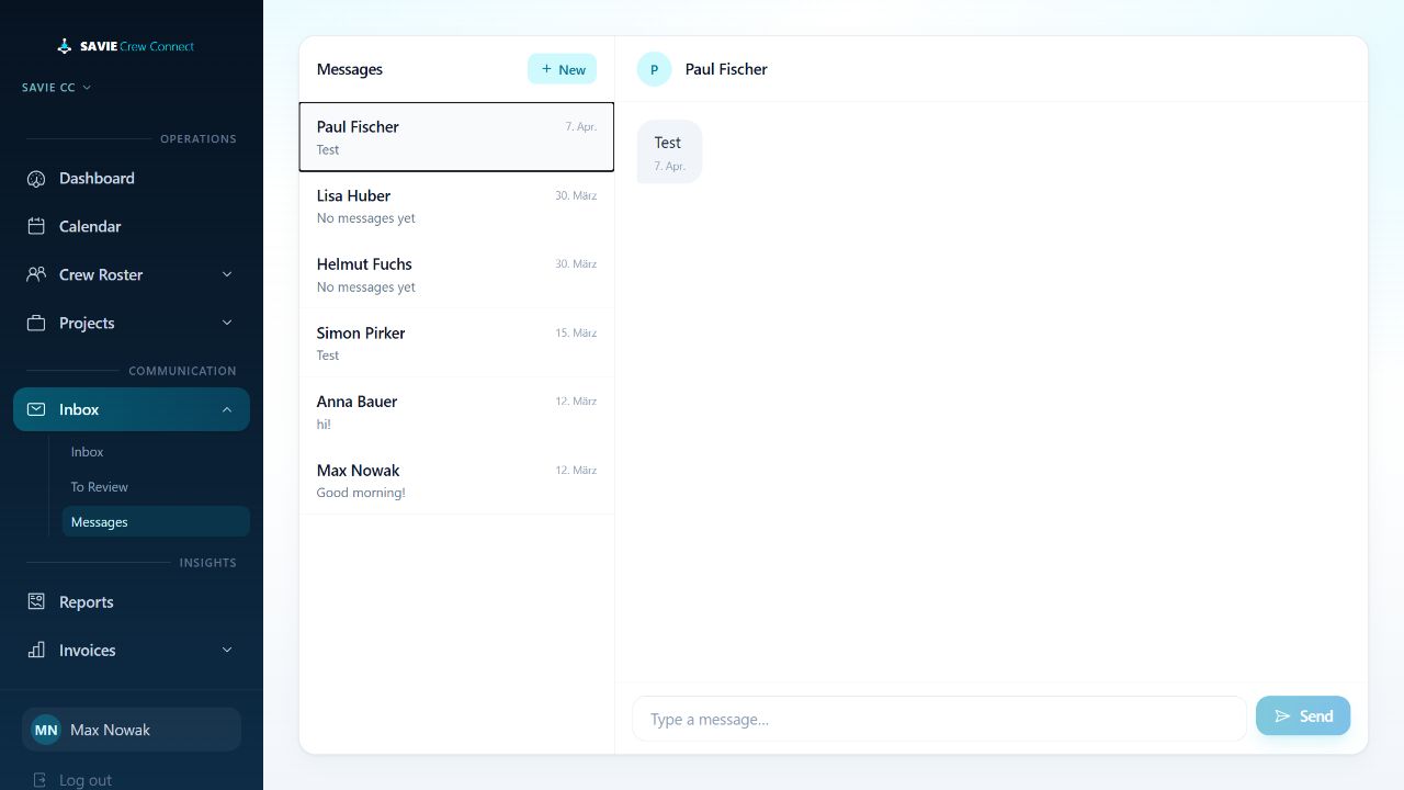 Dispatcher messages